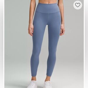 Lululemon Wunder Train Leggings in Oasis Blue